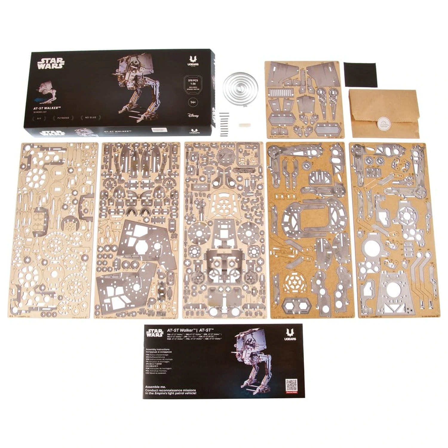 Star Wars Drewniane Puzzle 3D AT-ST Walker zdjęcie produktu