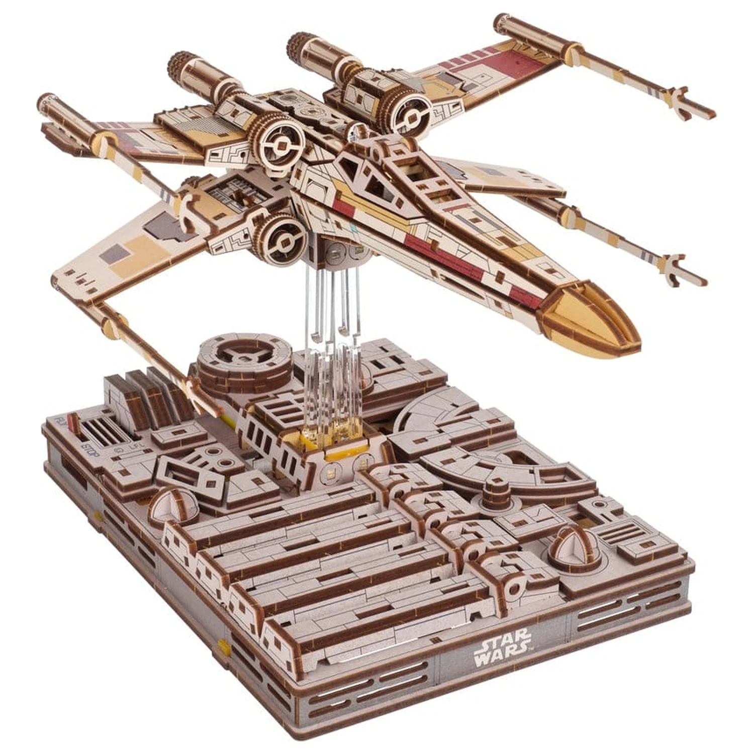 Star Wars Drewniane Puzzle 3D Myśliwiec X-Wing Luke'a Skywalkera zdjęcie produktu