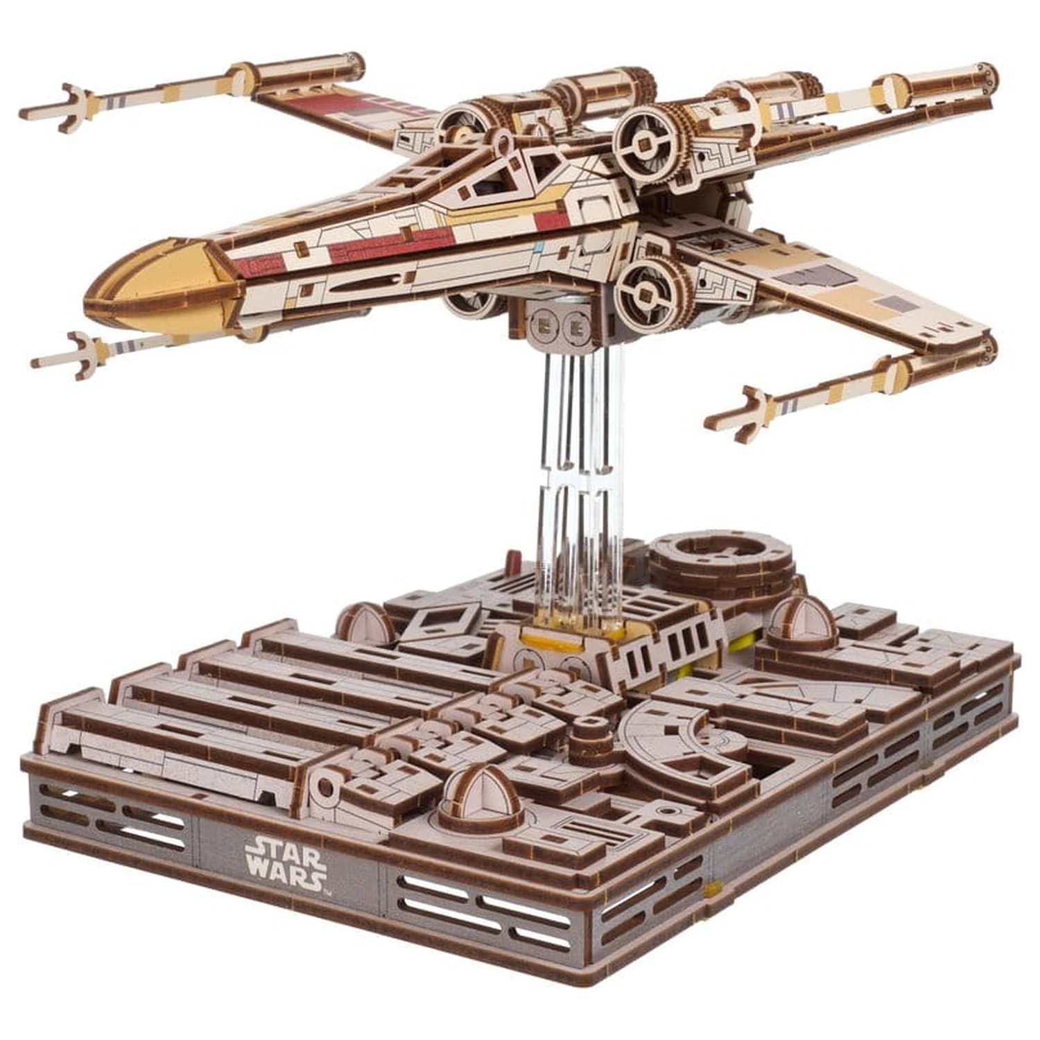 Star Wars Drewniane Puzzle 3D Myśliwiec X-Wing Luke'a Skywalkera zdjęcie produktu