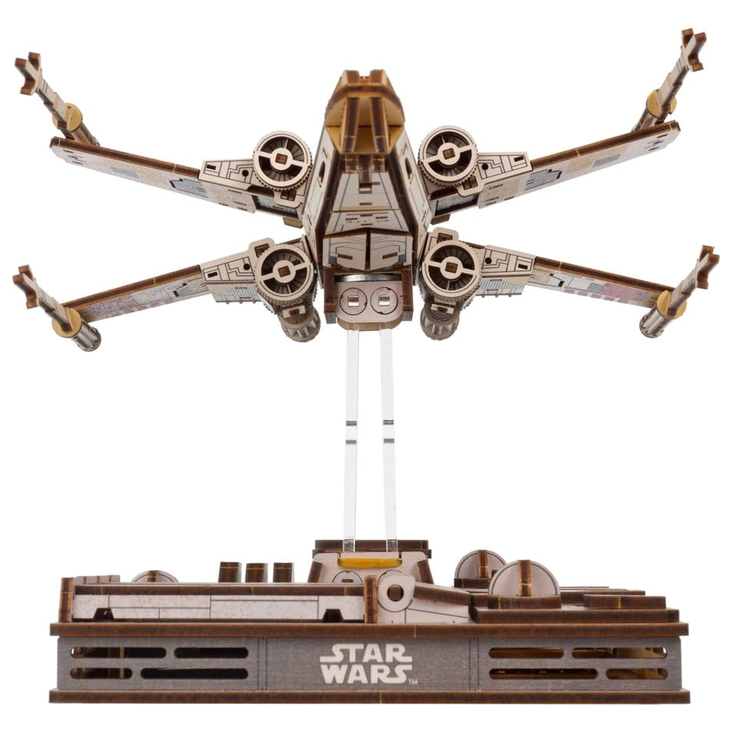 Star Wars Drewniane Puzzle 3D Myśliwiec X-Wing Luke'a Skywalkera zdjęcie produktu