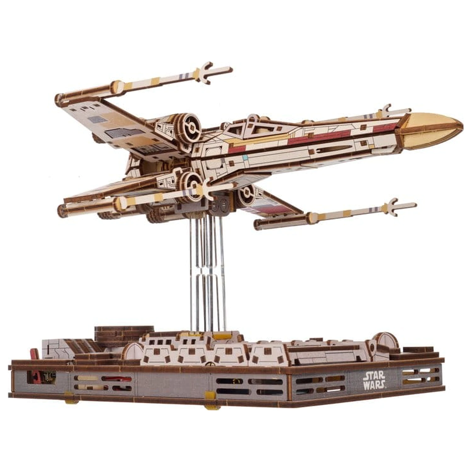 Star Wars Drewniane Puzzle 3D Myśliwiec X-Wing Luke'a Skywalkera zdjęcie produktu