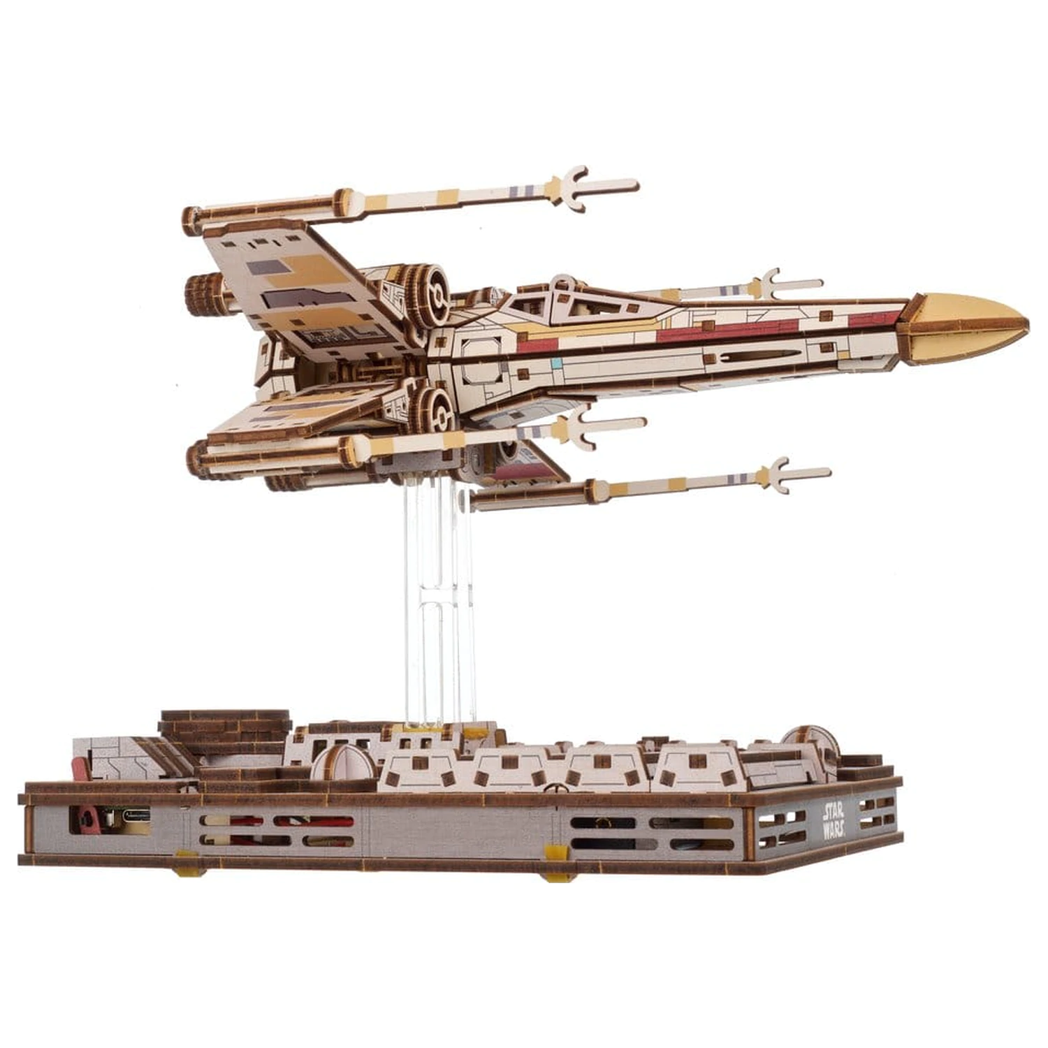 Star Wars Drewniane Puzzle 3D Myśliwiec X-Wing Luke'a Skywalkera zdjęcie produktu