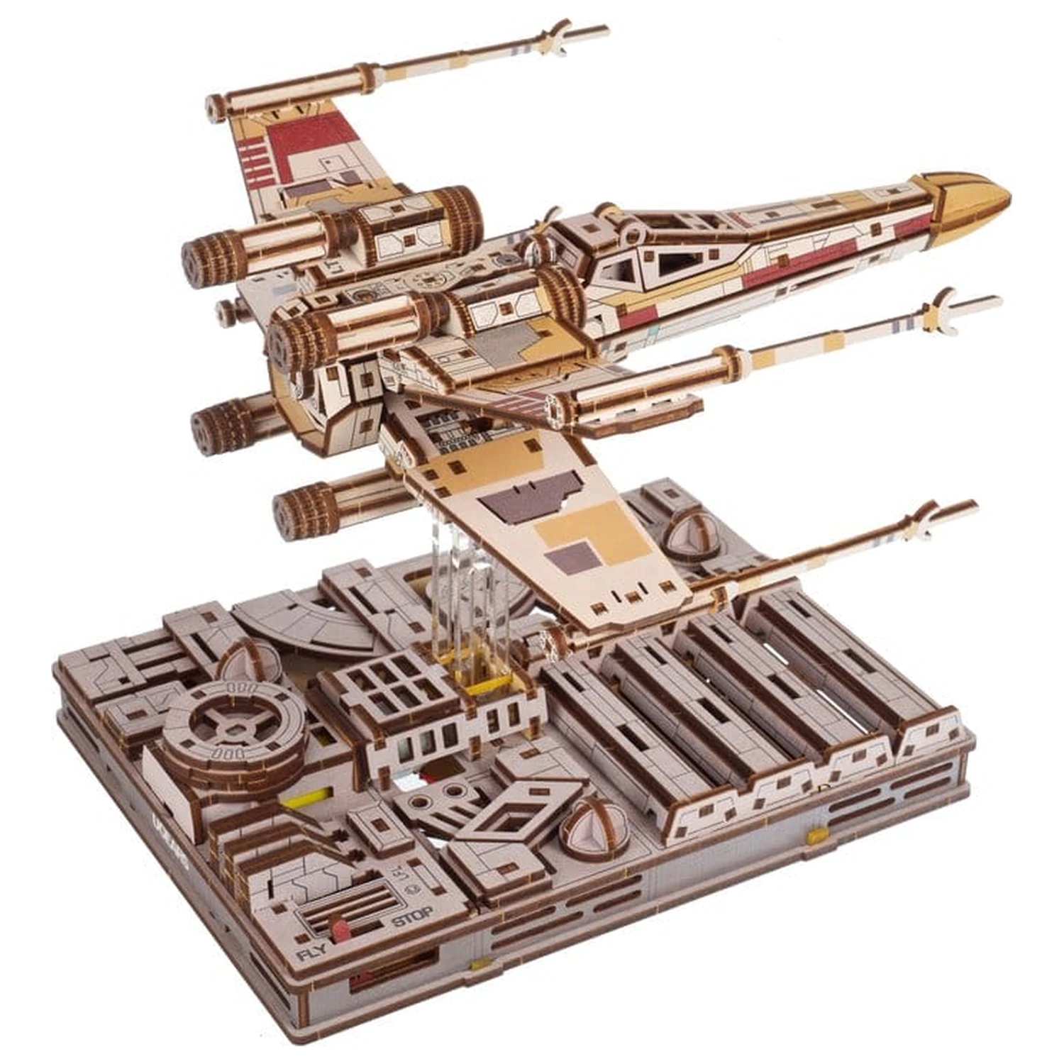 Star Wars Drewniane Puzzle 3D Myśliwiec X-Wing Luke'a Skywalkera zdjęcie produktu