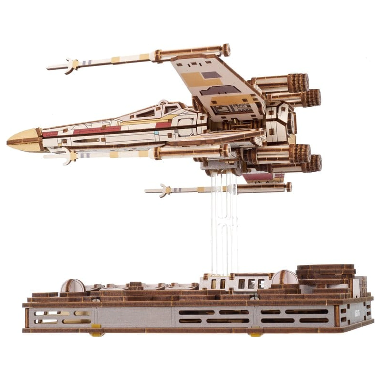 Star Wars Drewniane Puzzle 3D Myśliwiec X-Wing Luke'a Skywalkera zdjęcie produktu