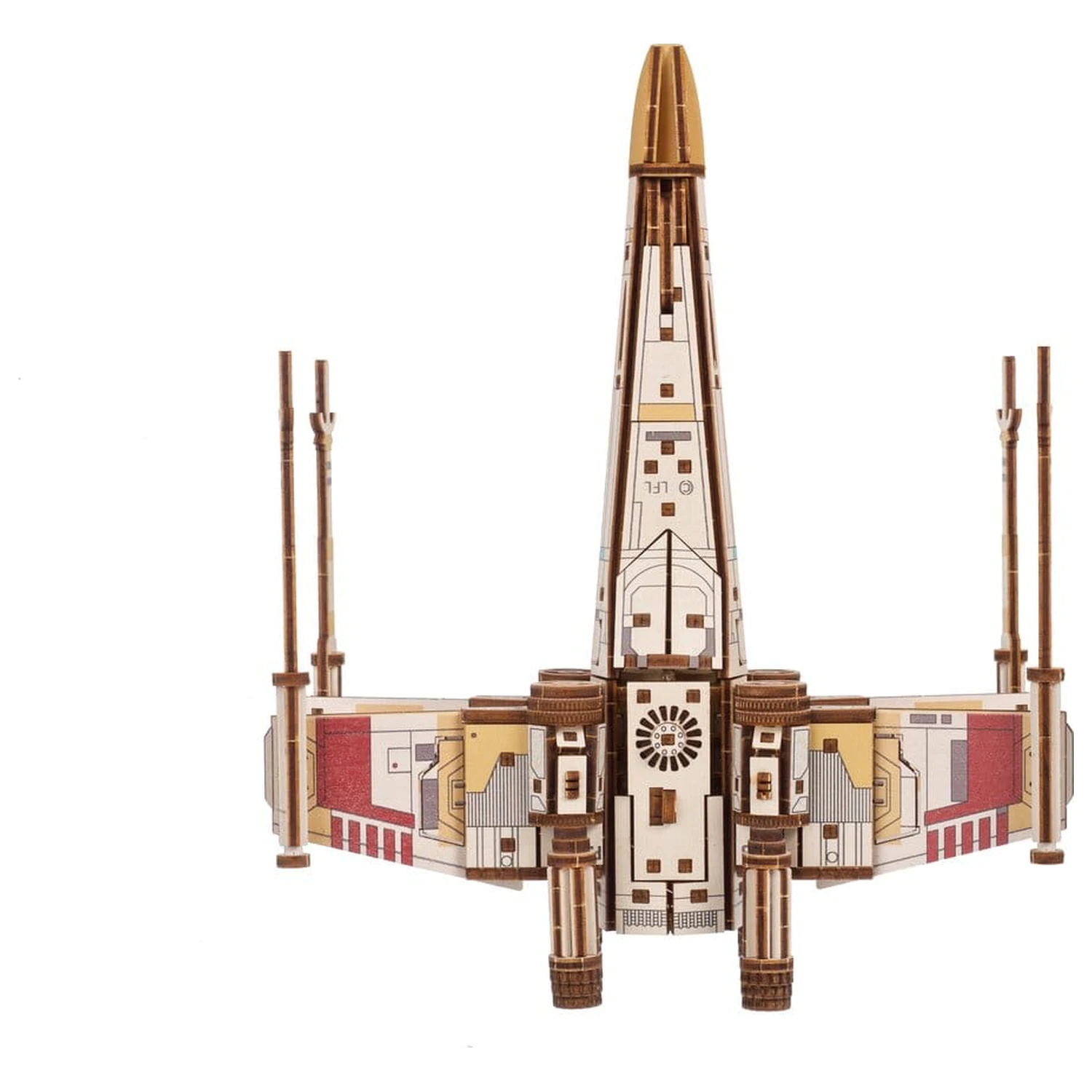 Star Wars Drewniane Puzzle 3D Myśliwiec X-Wing Luke'a Skywalkera zdjęcie produktu