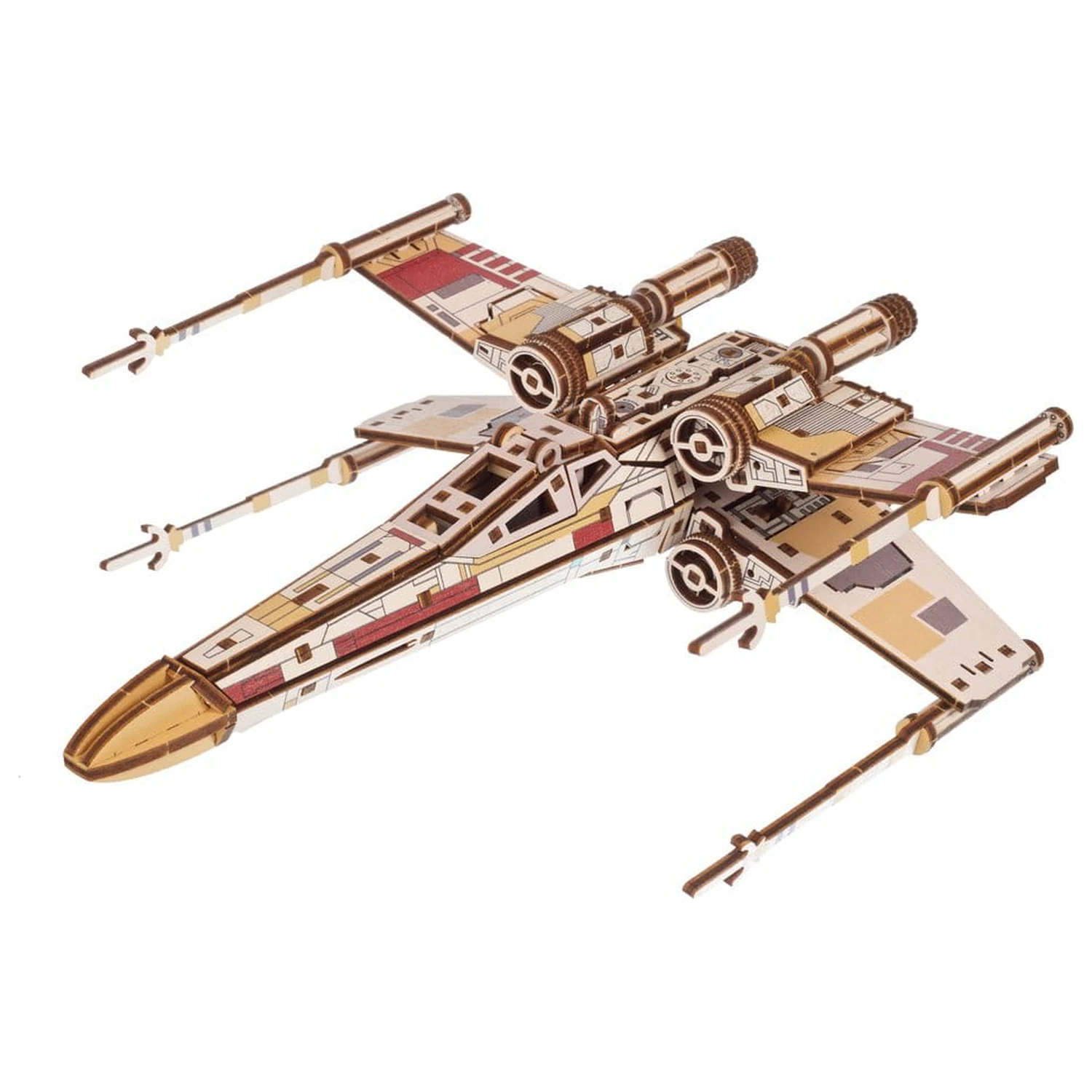 Star Wars Drewniane Puzzle 3D Myśliwiec X-Wing Luke'a Skywalkera zdjęcie produktu