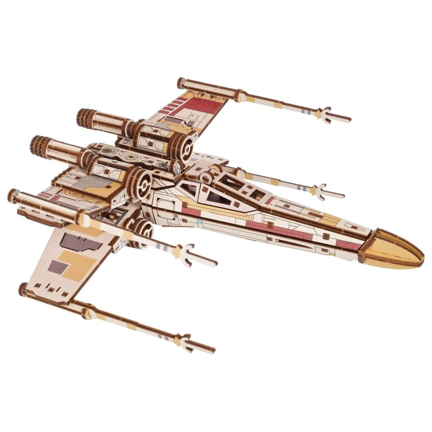 Star Wars Drewniane Puzzle 3D Myśliwiec X-Wing Luke'a Skywalkera zdjęcie produktu