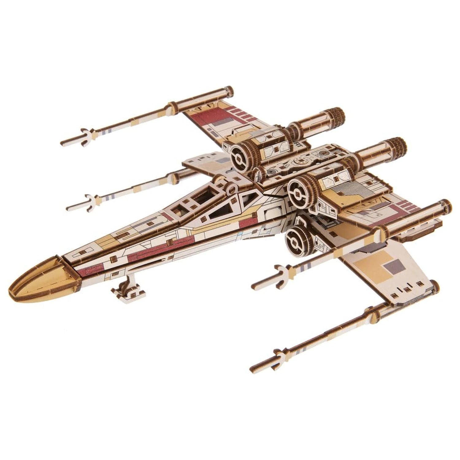 Star Wars Drewniane Puzzle 3D Myśliwiec X-Wing Luke'a Skywalkera zdjęcie produktu