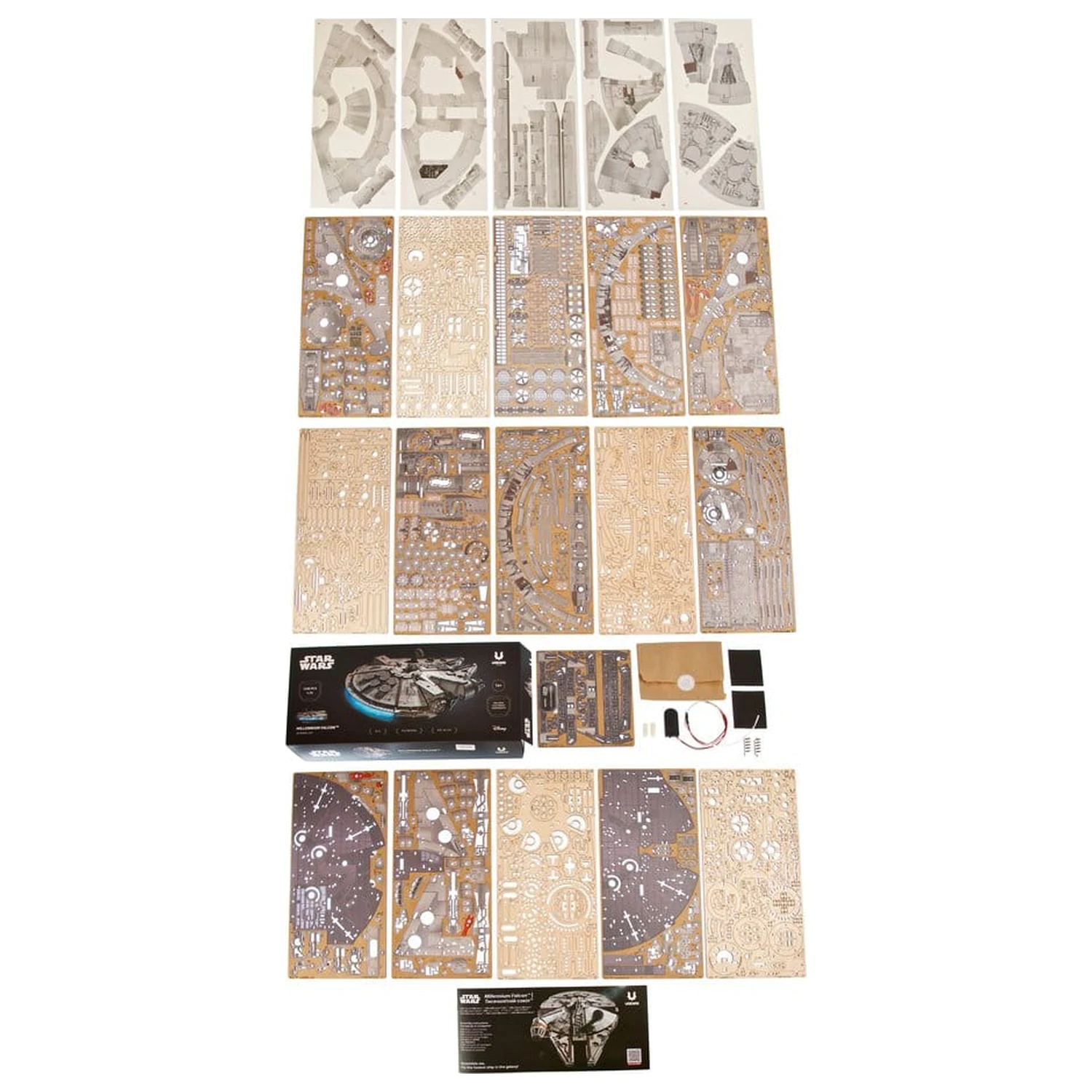 Star Wars 3D Drewniane Puzzle Millennium Falcon zdjęcie produktu