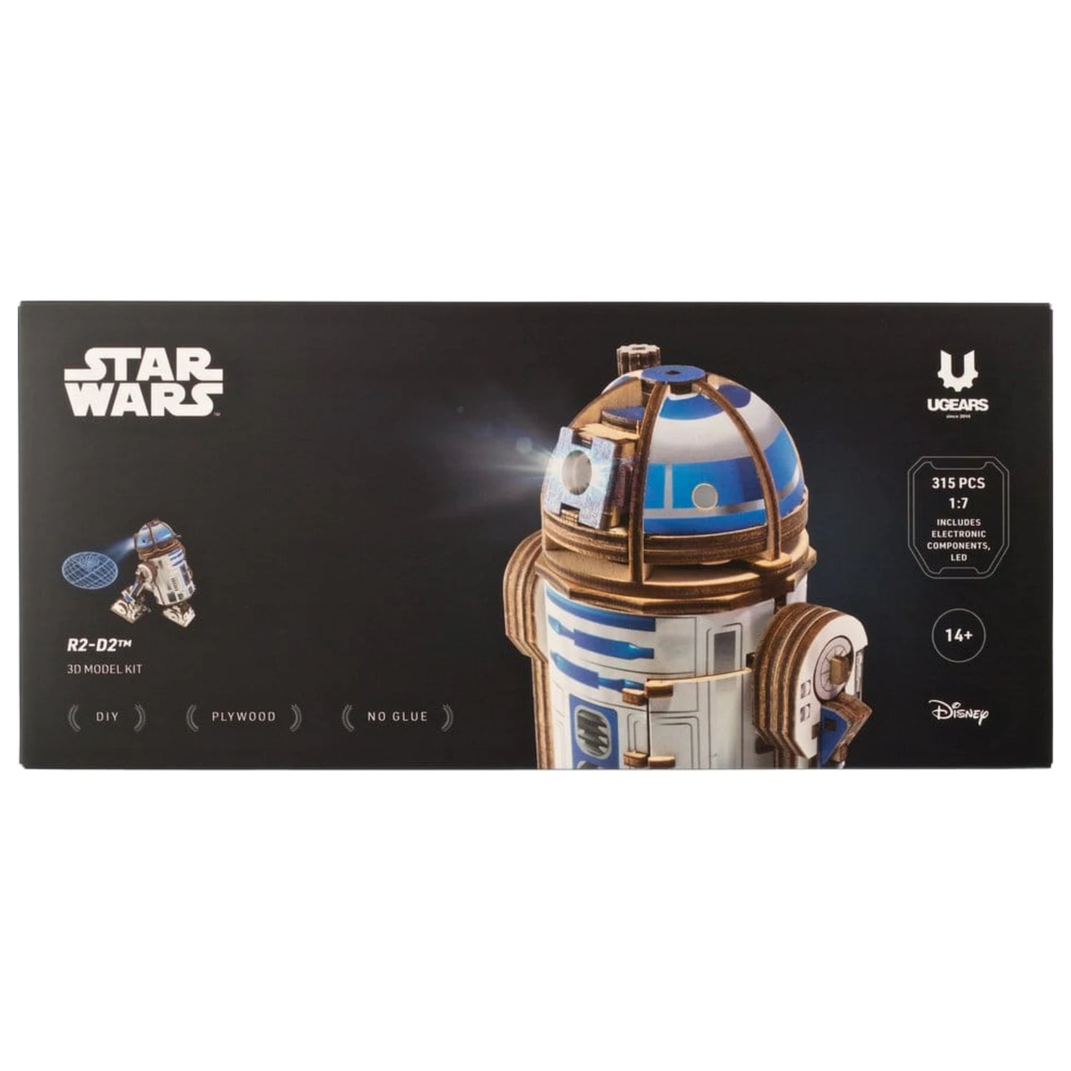 Star Wars 3D Drewniane Puzzle R2-D2 zdjęcie produktu