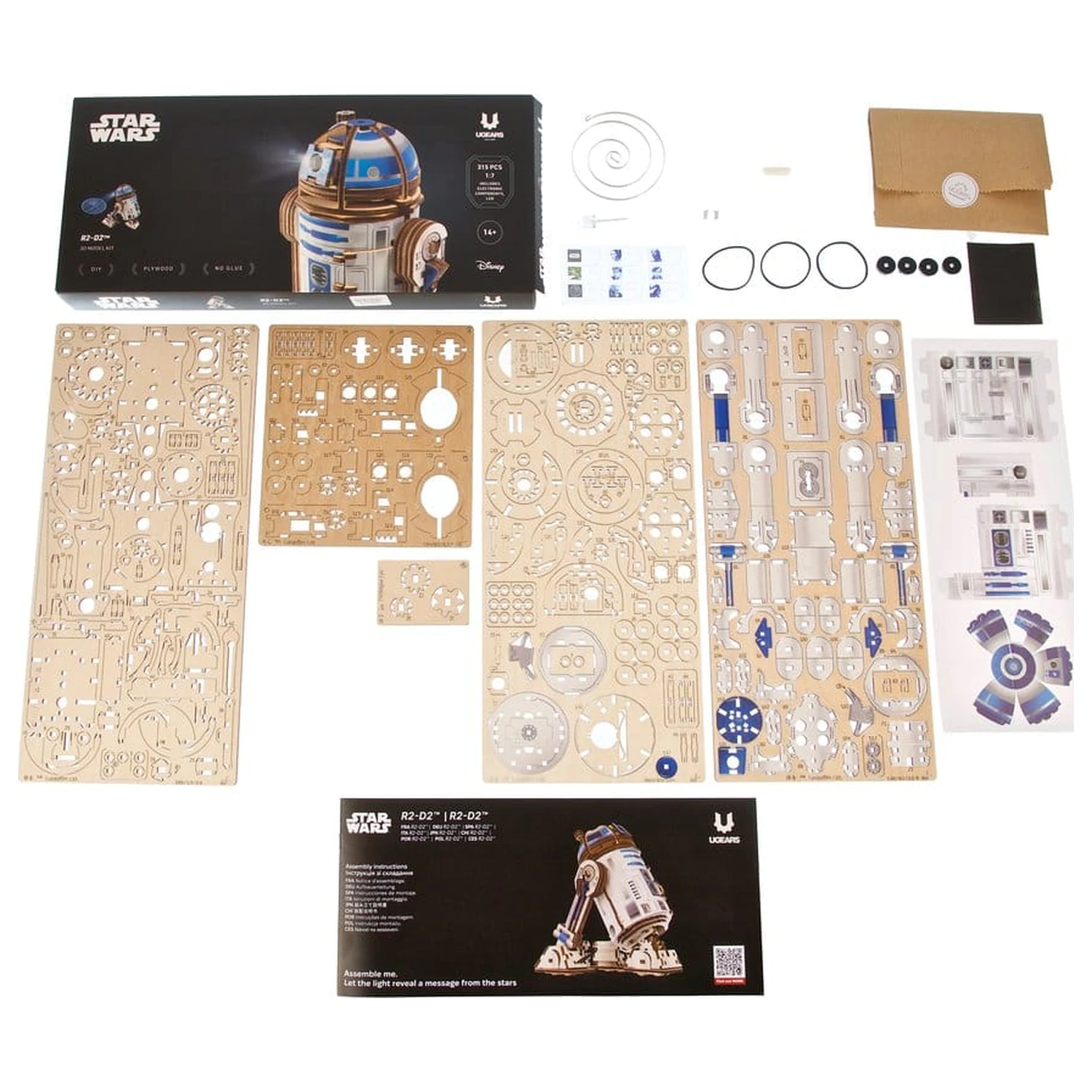 Star Wars 3D Drewniane Puzzle R2-D2 zdjęcie produktu