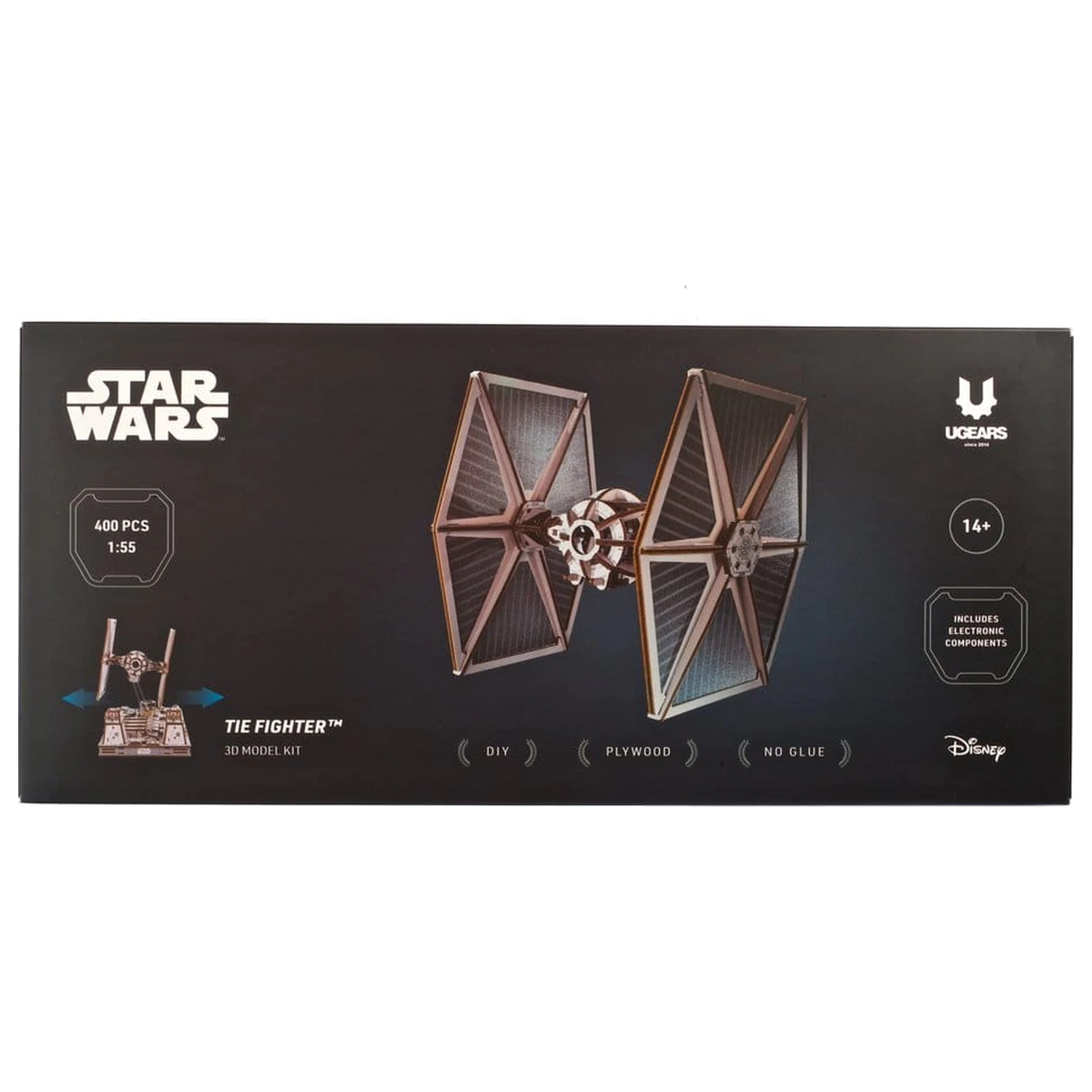 Star Wars 3D Drewniane Puzzle TIE Fighter zdjęcie produktu