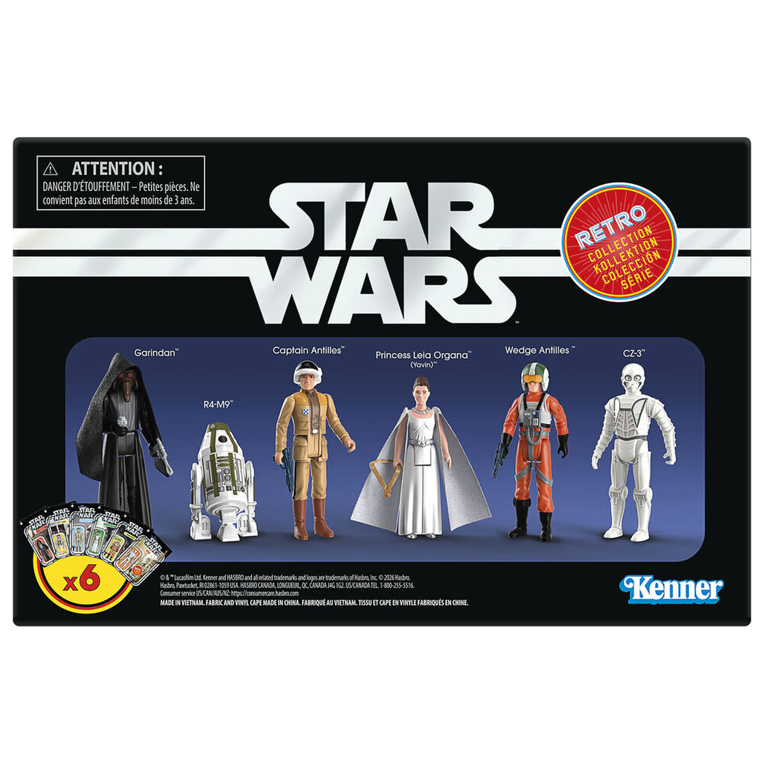 Star Wars: A New Hope Retro Collection zestaw 6 figurek 9,5cm zdjęcie produktu