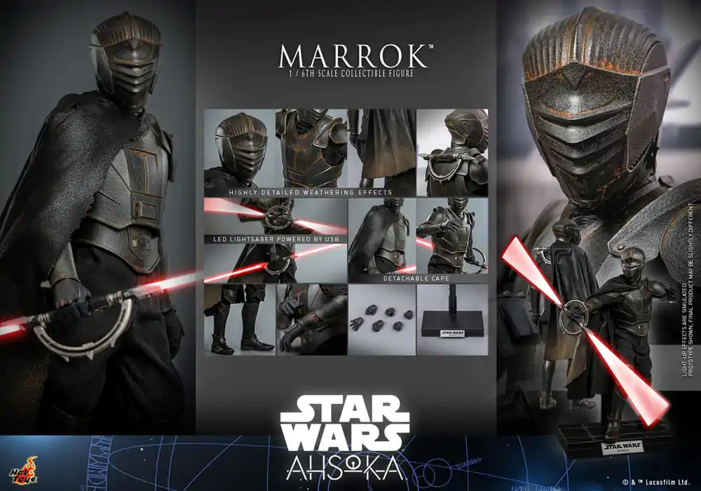 Star Wars: Ahsoka figurka akcji 1/6 Marrok 31 cm zdjęcie produktu