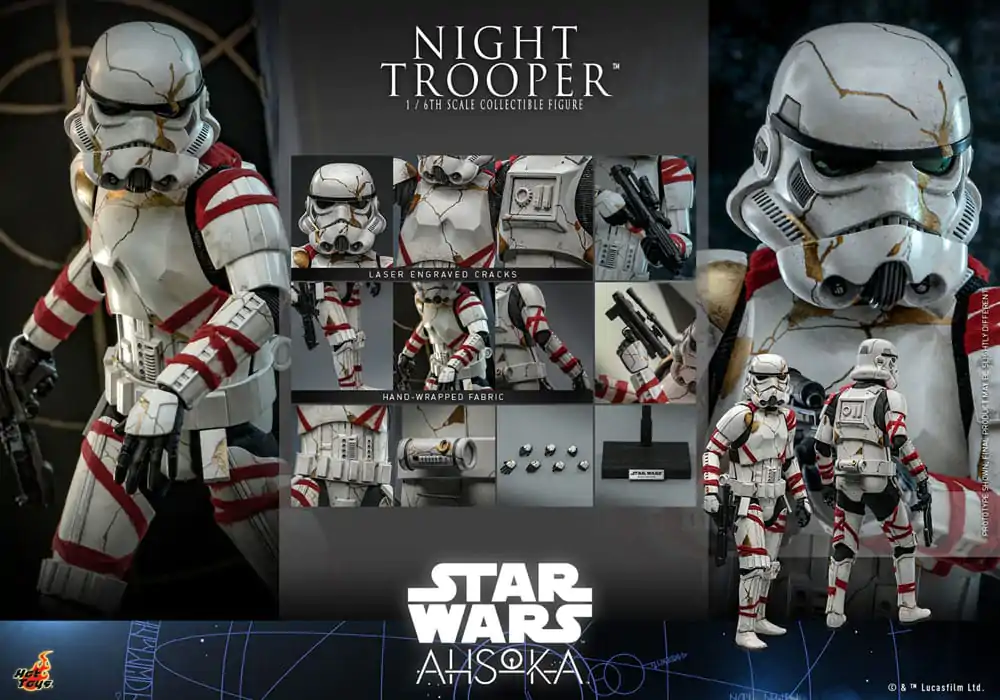 Star Wars: Ahsoka Figurka Akcji 1/6 Night Trooper 31 cm zdjęcie produktu