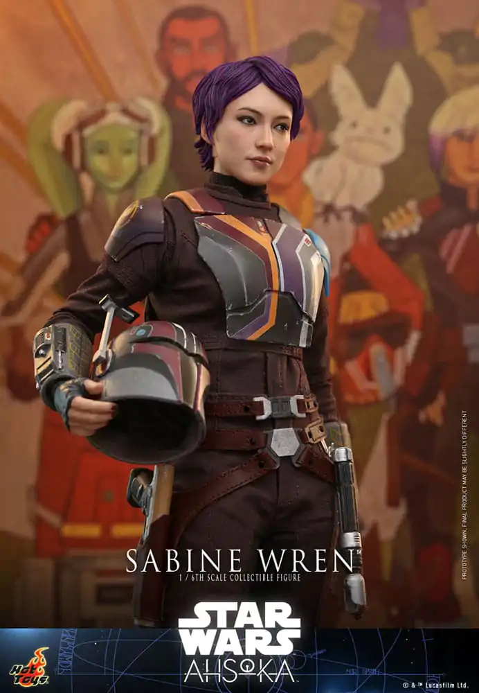 Star Wars: Ahsoka Figurka Akcji 1/6 Sabine Wren 28 cm zdjęcie produktu