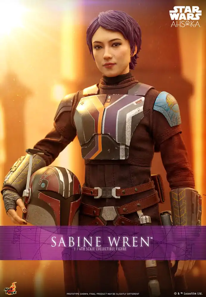 Star Wars: Ahsoka Figurka Akcji 1/6 Sabine Wren 28 cm zdjęcie produktu