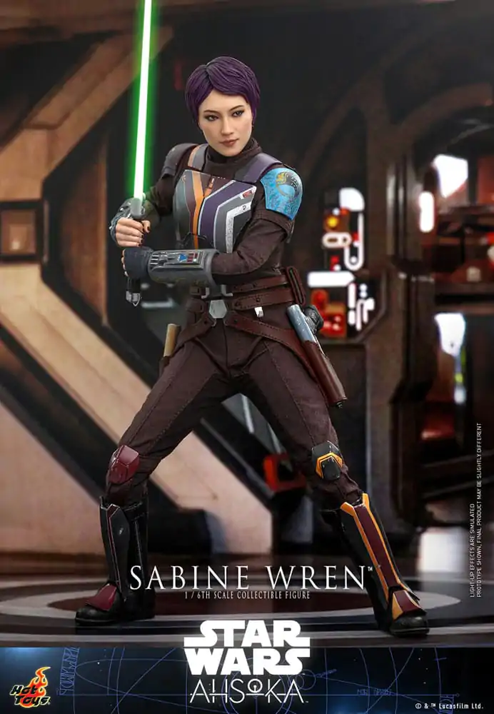 Star Wars: Ahsoka Figurka Akcji 1/6 Sabine Wren 28 cm zdjęcie produktu