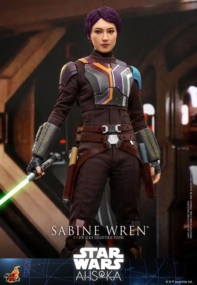 Star Wars: Ahsoka Figurka Akcji 1/6 Sabine Wren 28 cm zdjęcie produktu