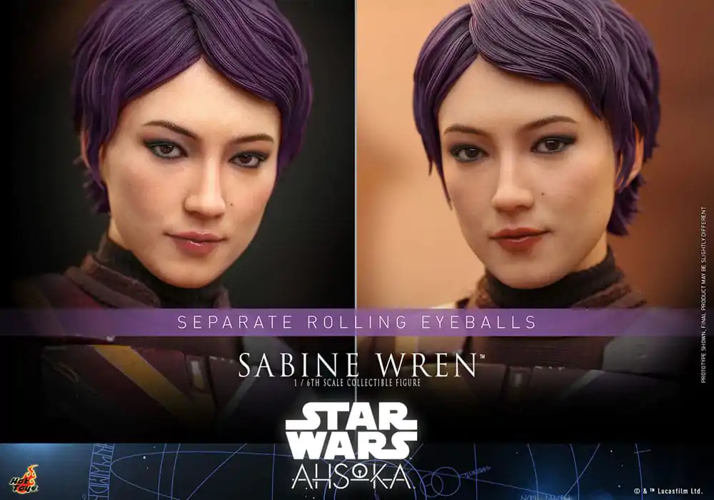 Star Wars: Ahsoka Figurka Akcji 1/6 Sabine Wren 28 cm zdjęcie produktu