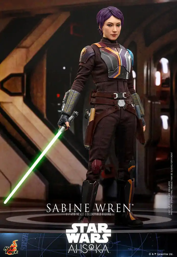 Star Wars: Ahsoka Figurka Akcji 1/6 Sabine Wren 28 cm zdjęcie produktu