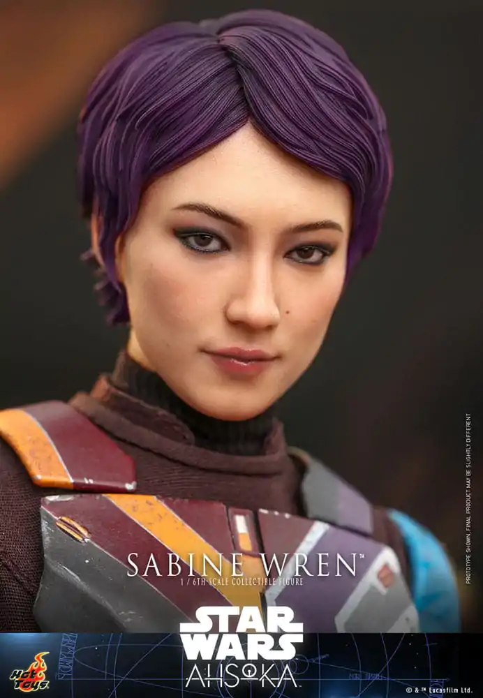Star Wars: Ahsoka Figurka Akcji 1/6 Sabine Wren 28 cm zdjęcie produktu