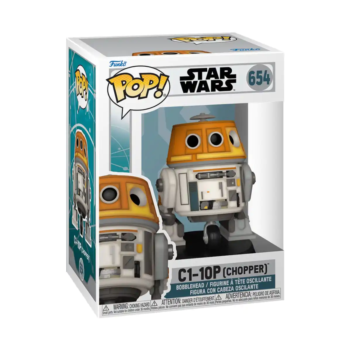 Star Wars: Ahsoka POP! Figurka winylowa C1-10P (Chopper) 9 cm zdjęcie produktu