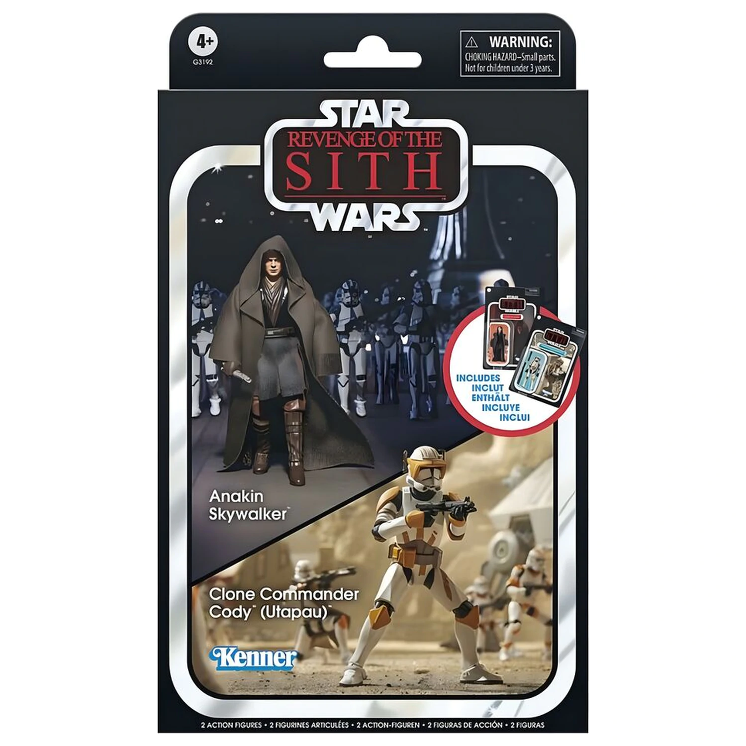 Star Wars Anakin Skywalker & Clone Commander Cody Utapau pack figurka 9.5cm zdjęcie produktu