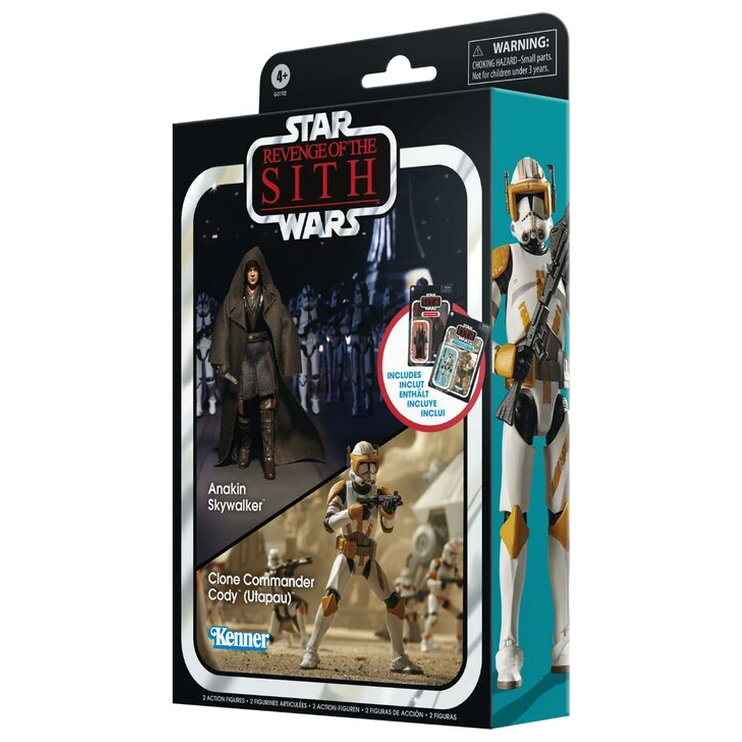 Star Wars Anakin Skywalker & Clone Commander Cody Utapau pack figurka 9.5cm zdjęcie produktu