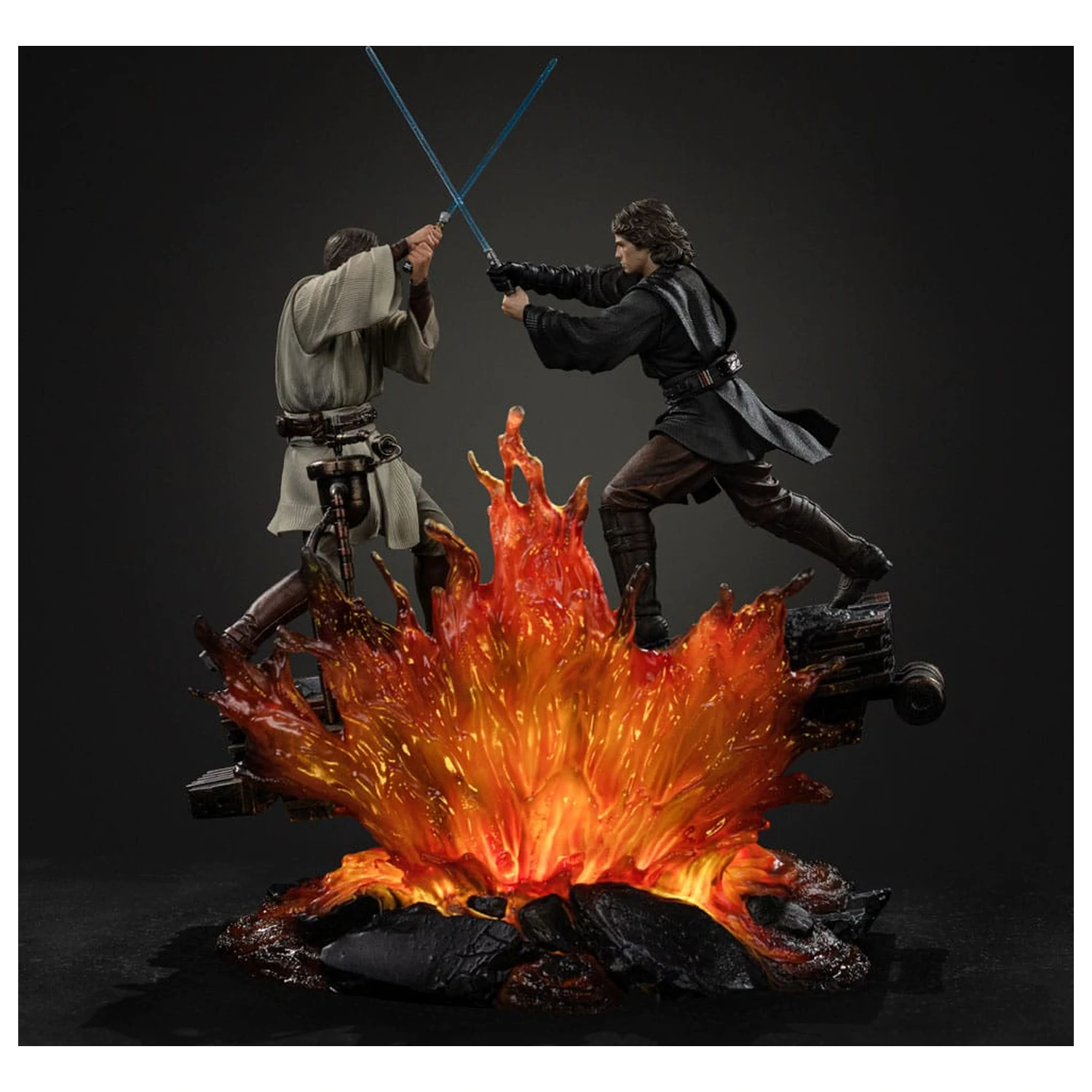 Star Wars Art Scale Statua 1/10 Anakin vs. Obi Wan 34 cm zdjęcie produktu