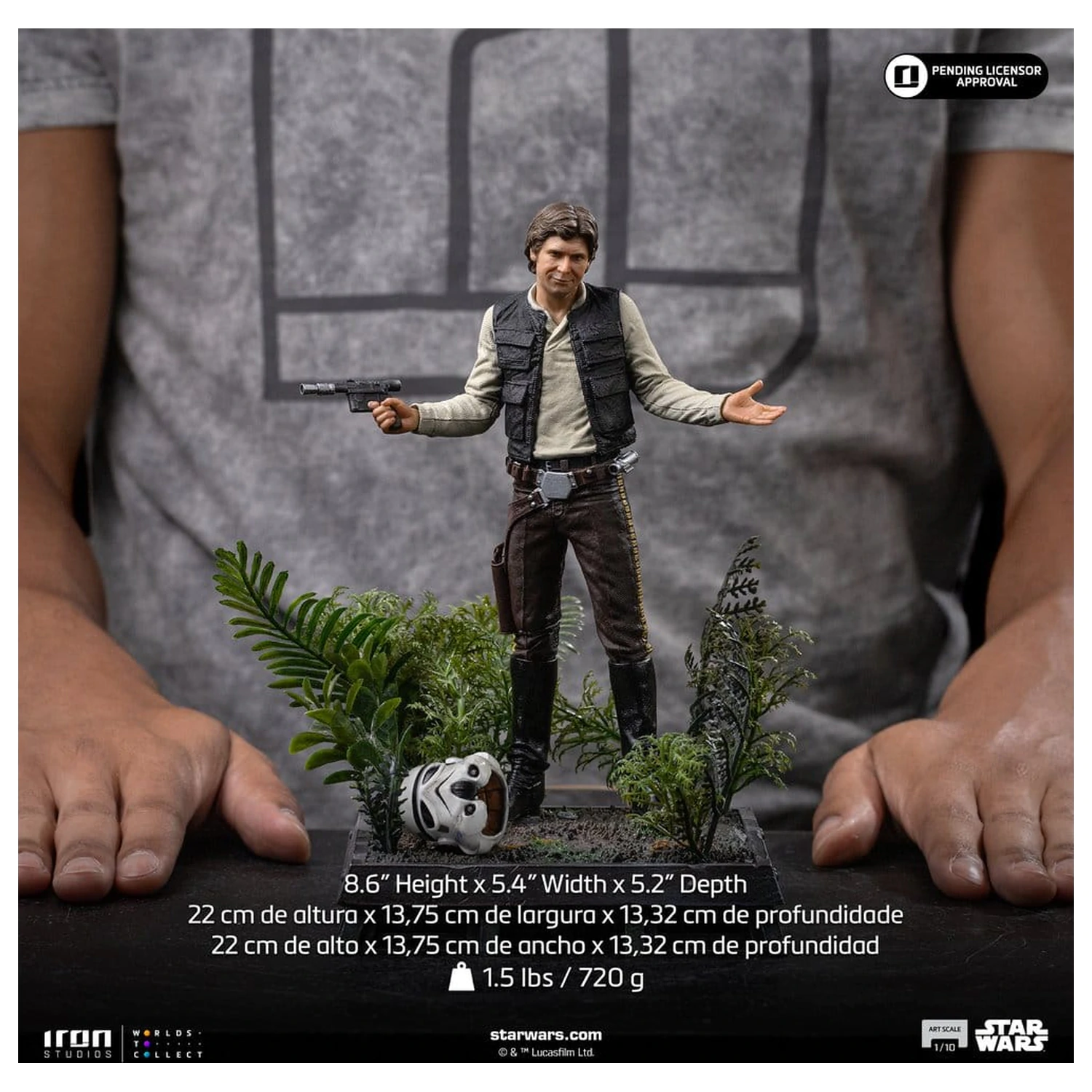 Star Wars Art Scale Statua 1/10 Han Solo (Episode VI) 22 cm zdjęcie produktu
