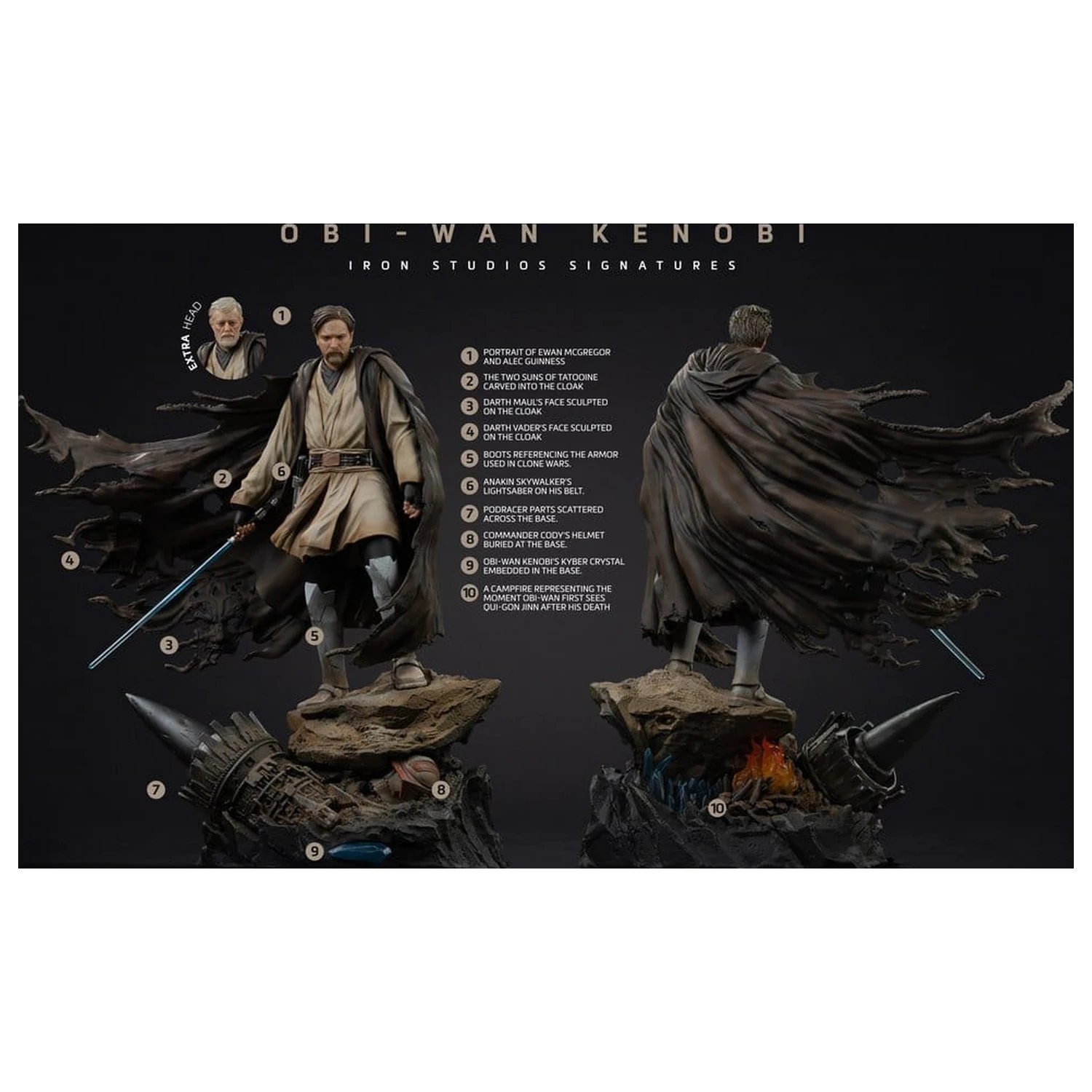 Star Wars Art Scale Statuetka 1/10 Obi-Wan Signatures 26 cm zdjęcie produktu