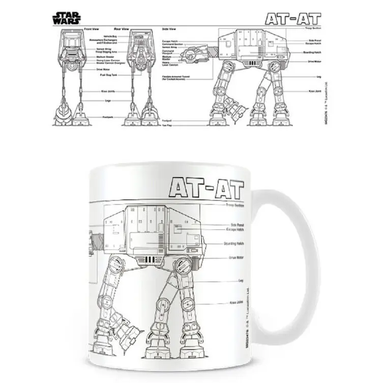 Kubek Star Wars AT-AT Szkic zdjęcie produktu