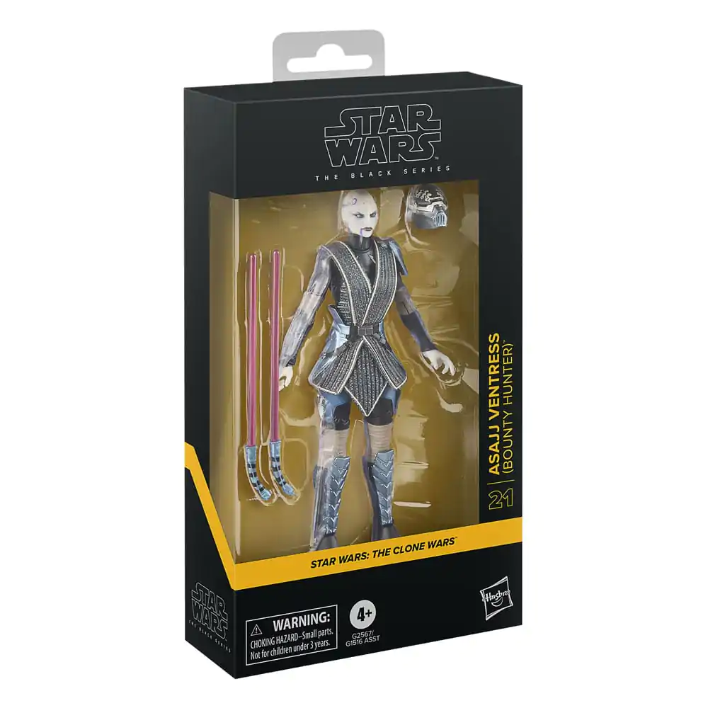 Star Wars: Atak Klonów Figurka Asajj Ventress Łowca Nagród 15cm zdjęcie produktu