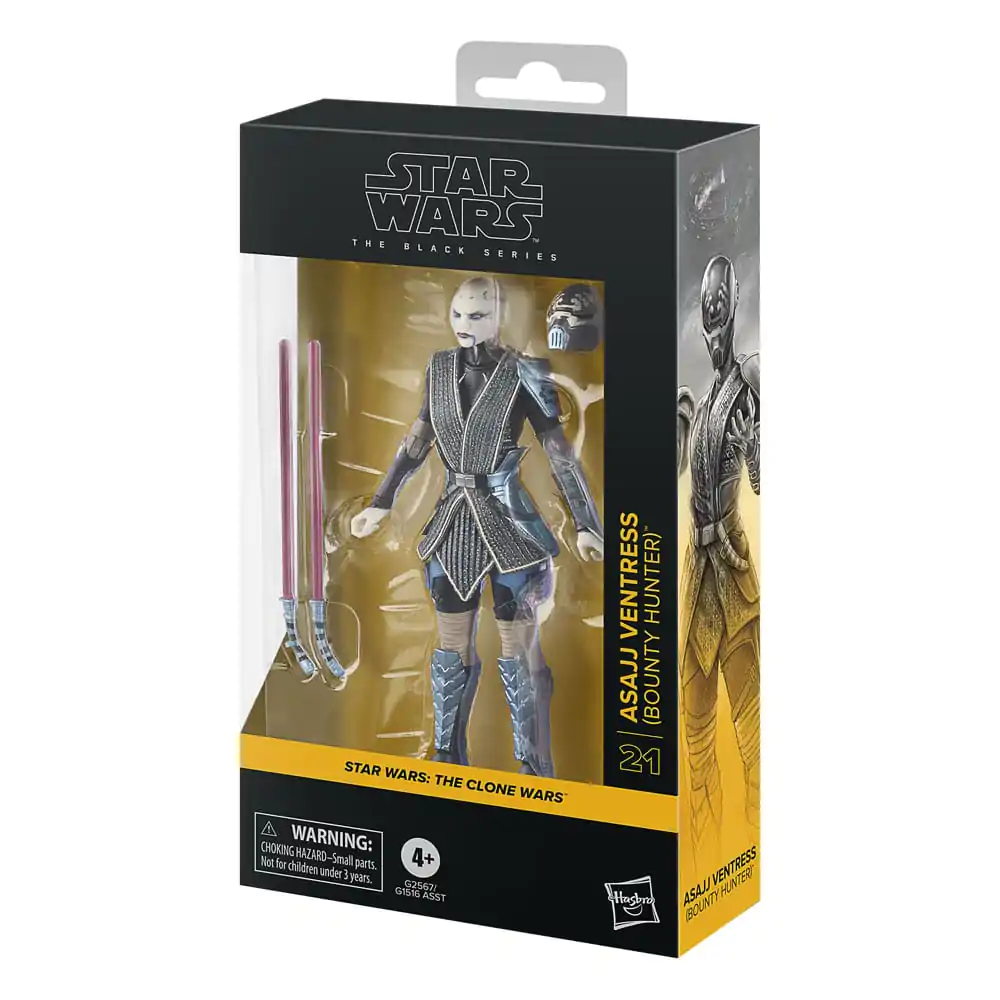 Star Wars: Atak Klonów Figurka Asajj Ventress Łowca Nagród 15cm zdjęcie produktu