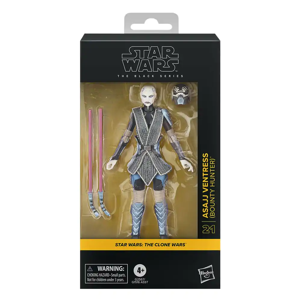 Star Wars: Atak Klonów Figurka Asajj Ventress Łowca Nagród 15cm zdjęcie produktu