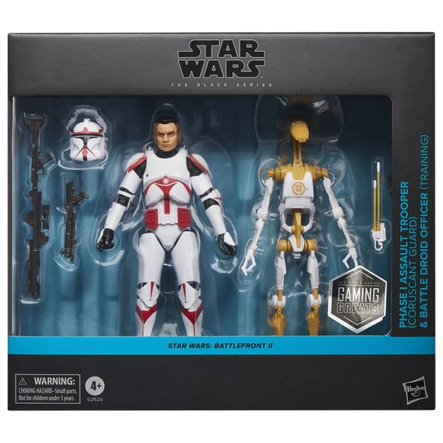Star Wars: Battlefront II Black Series Zestaw 2 Figurek Akcji Phase I Assault Trooper i Battle Droid Officer 15 cm zdjęcie produktu
