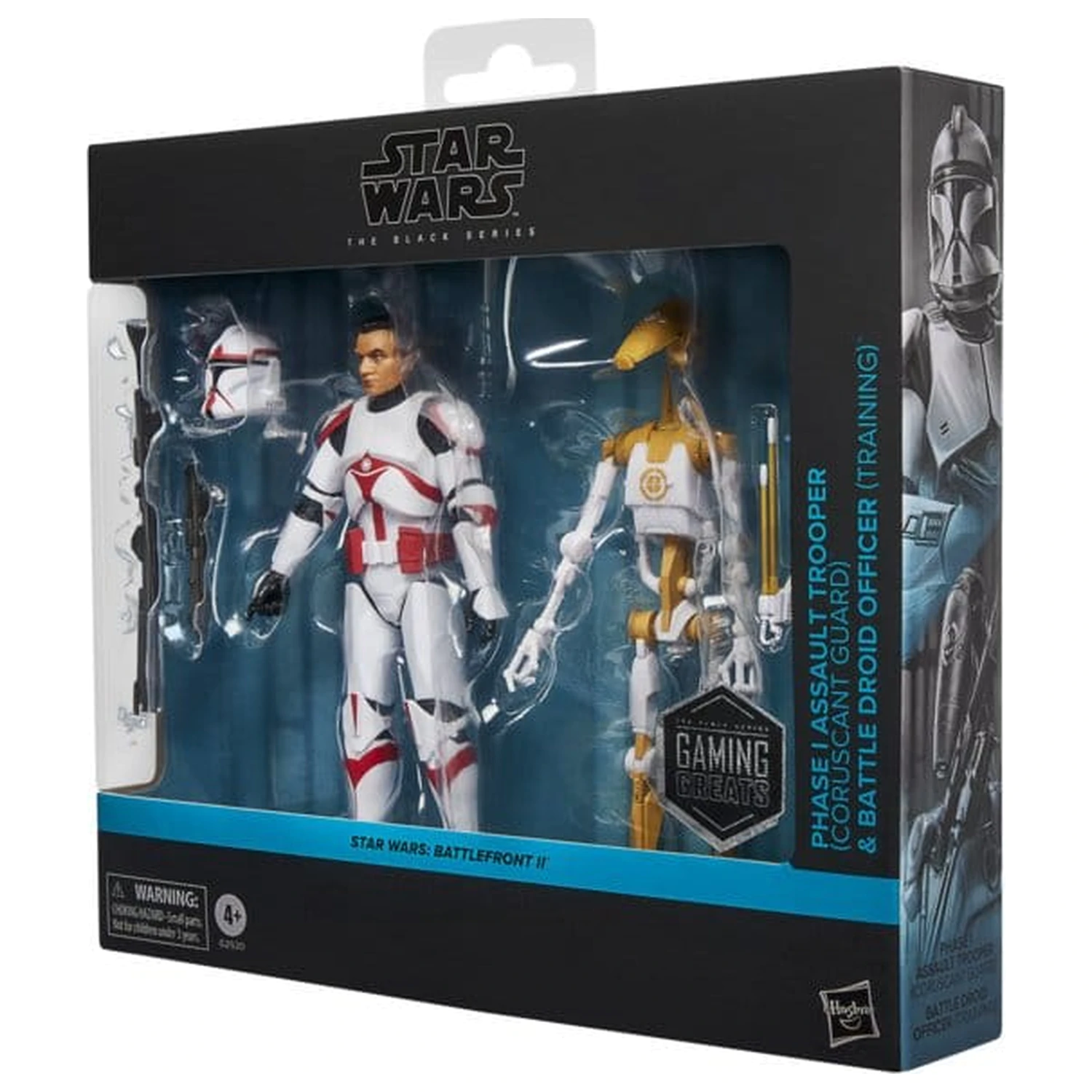 Star Wars: Battlefront II Black Series Zestaw 2 Figurek Akcji Phase I Assault Trooper i Battle Droid Officer 15 cm zdjęcie produktu