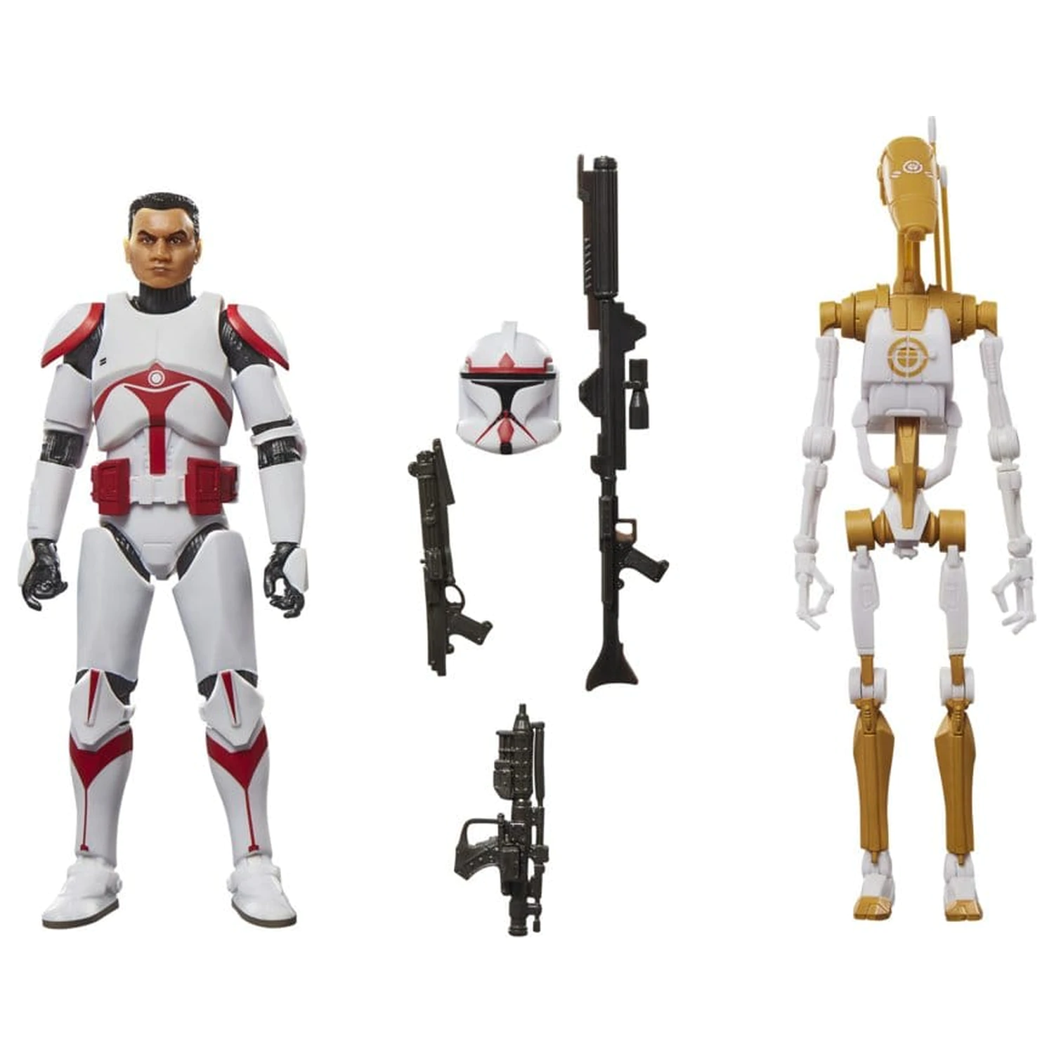 Star Wars: Battlefront II Black Series Zestaw 2 Figurek Akcji Phase I Assault Trooper i Battle Droid Officer 15 cm zdjęcie produktu