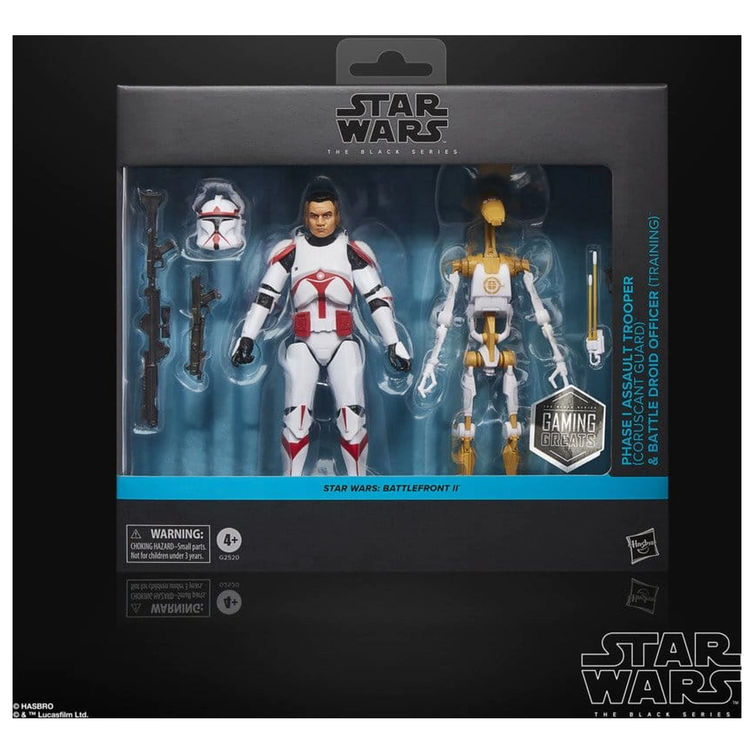 Star Wars: Battlefront II Black Series Zestaw 2 Figurek Akcji Phase I Assault Trooper i Battle Droid Officer 15 cm zdjęcie produktu