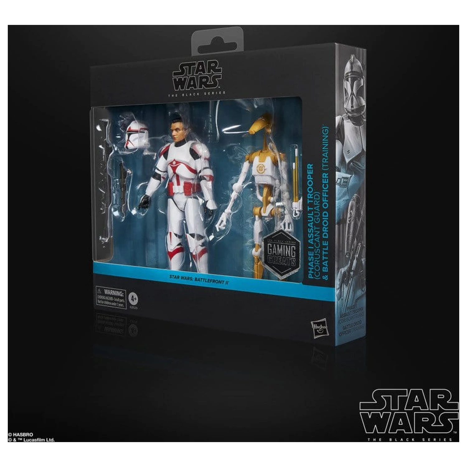 Star Wars: Battlefront II Black Series Zestaw 2 Figurek Akcji Phase I Assault Trooper i Battle Droid Officer 15 cm zdjęcie produktu