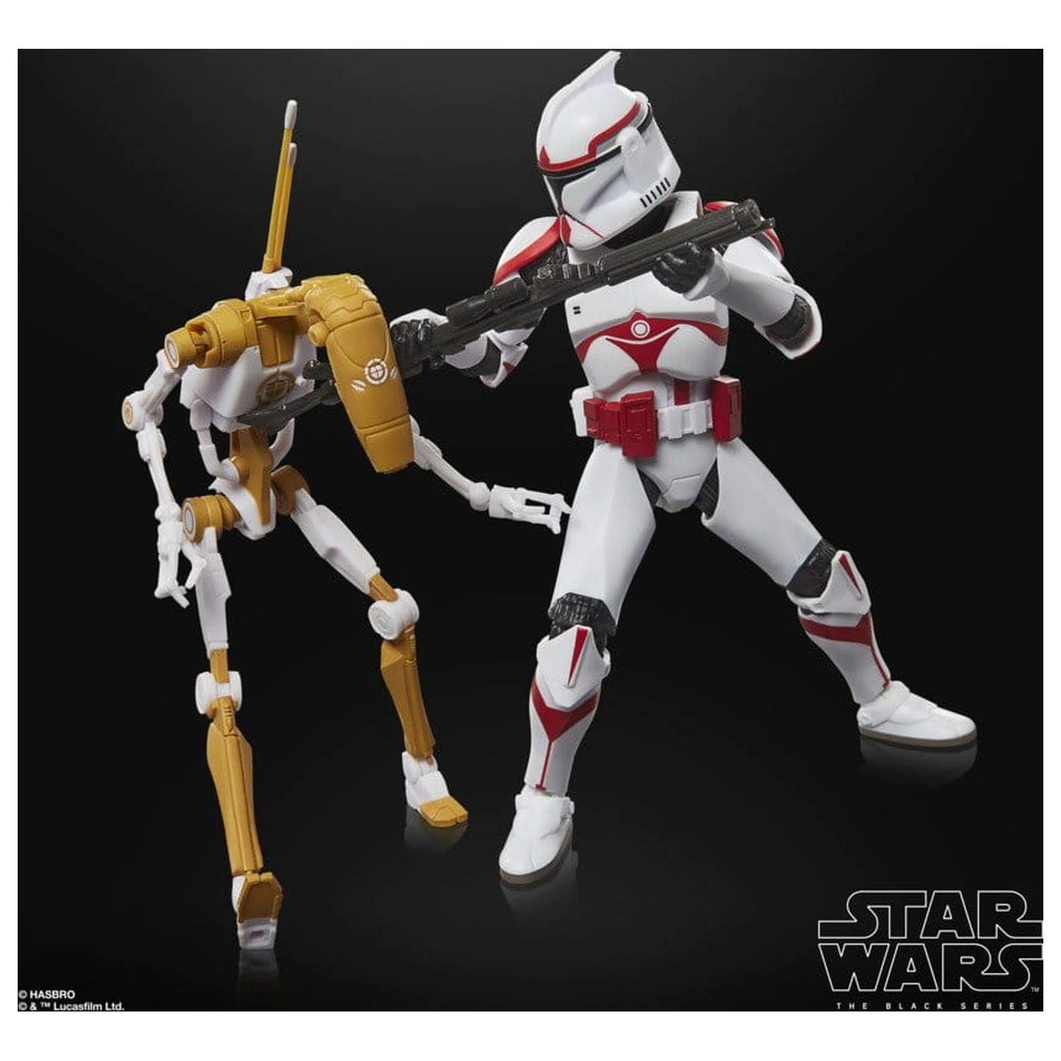 Star Wars: Battlefront II Black Series Zestaw 2 Figurek Akcji Phase I Assault Trooper i Battle Droid Officer 15 cm zdjęcie produktu