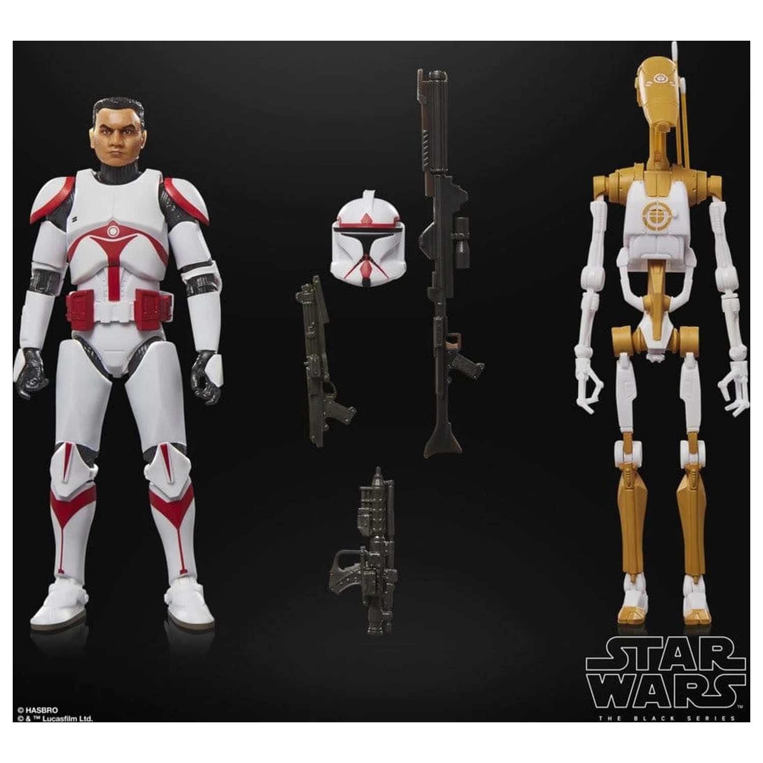 Star Wars: Battlefront II Black Series Zestaw 2 Figurek Akcji Phase I Assault Trooper i Battle Droid Officer 15 cm zdjęcie produktu