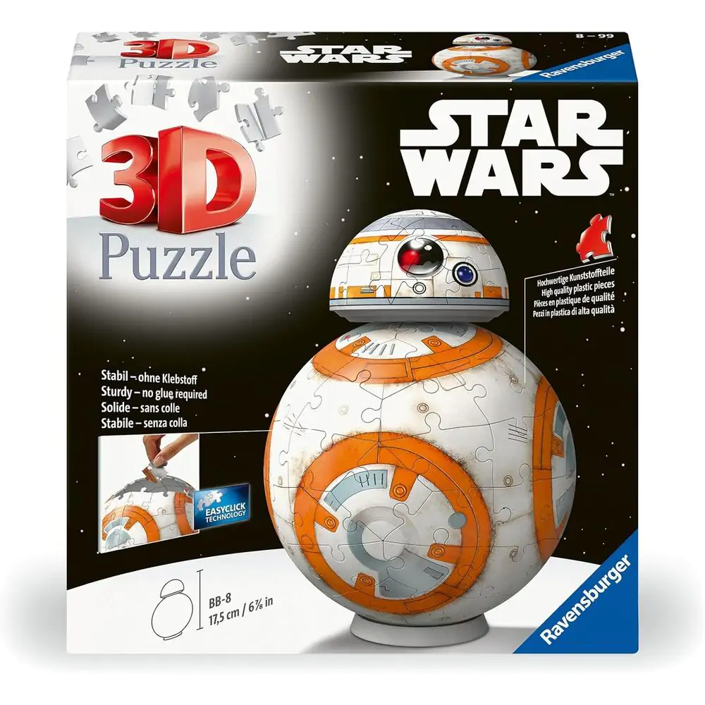 Star Wars Puzzle 3D BB-8 (99 Elementów) zdjęcie produktu