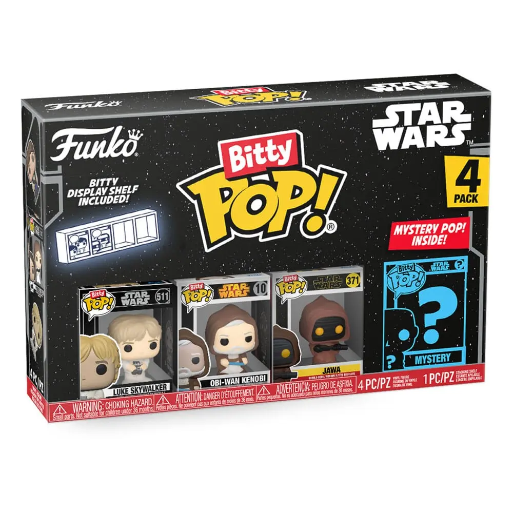 Star Wars Bitty POP! Figurka winylowa 4-Pack Luke 2,5 cm zdjęcie produktu