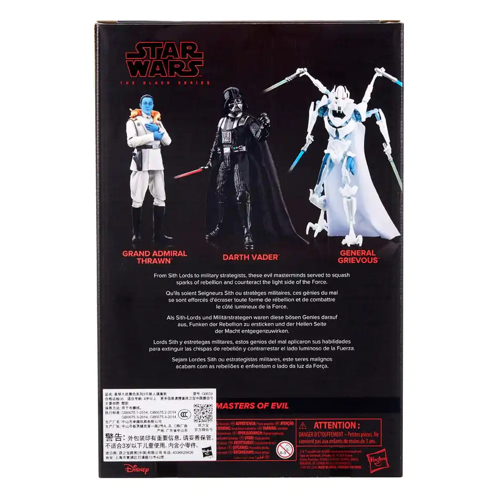 Star Wars Black Series Zestaw 3 figurek akcji Władcy Zła 15 cm zdjęcie produktu