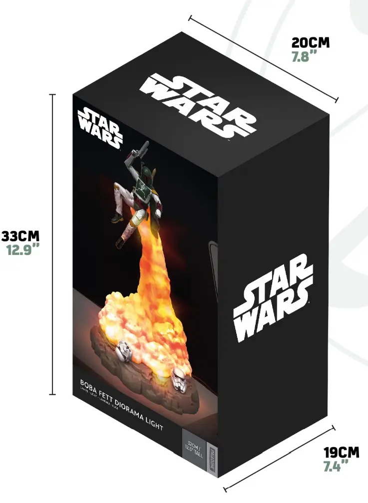 Star Wars: Boba Fett Diorama Świetlna 31 cm zdjęcie produktu