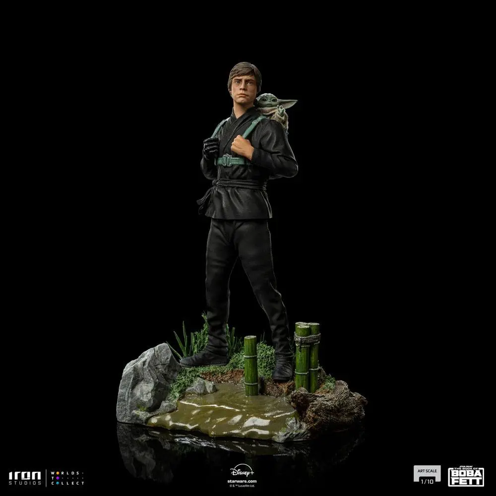 Star Wars Book of Boba Fett Art Scale Statue 1/10 Luke Skywalker & Grogu Training 20 cm Statua Art Scale zdjęcie produktu