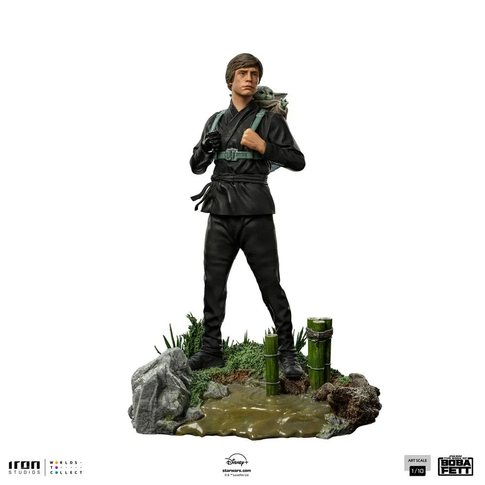 Star Wars Book of Boba Fett Art Scale Statue 1/10 Luke Skywalker & Grogu Training 20 cm Statua Art Scale zdjęcie produktu