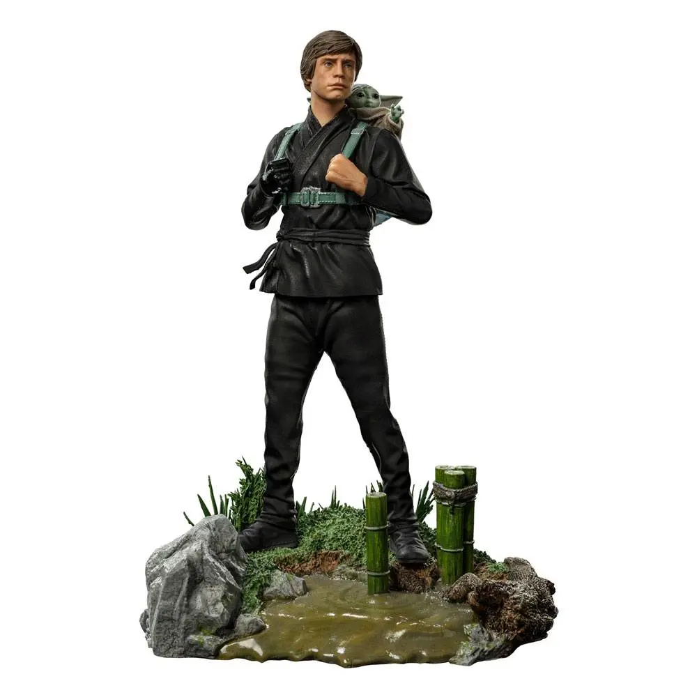 Star Wars Book of Boba Fett Art Scale Statue 1/10 Luke Skywalker & Grogu Training 20 cm Statua Art Scale zdjęcie produktu